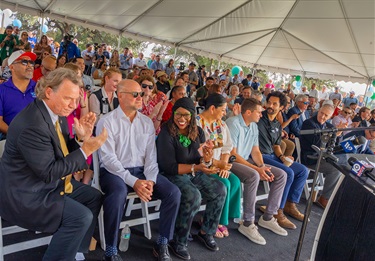 City council members in the audience