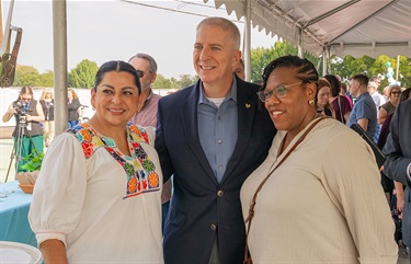 Isabel Lozano, Ryan Holt, and Diedra Emerson